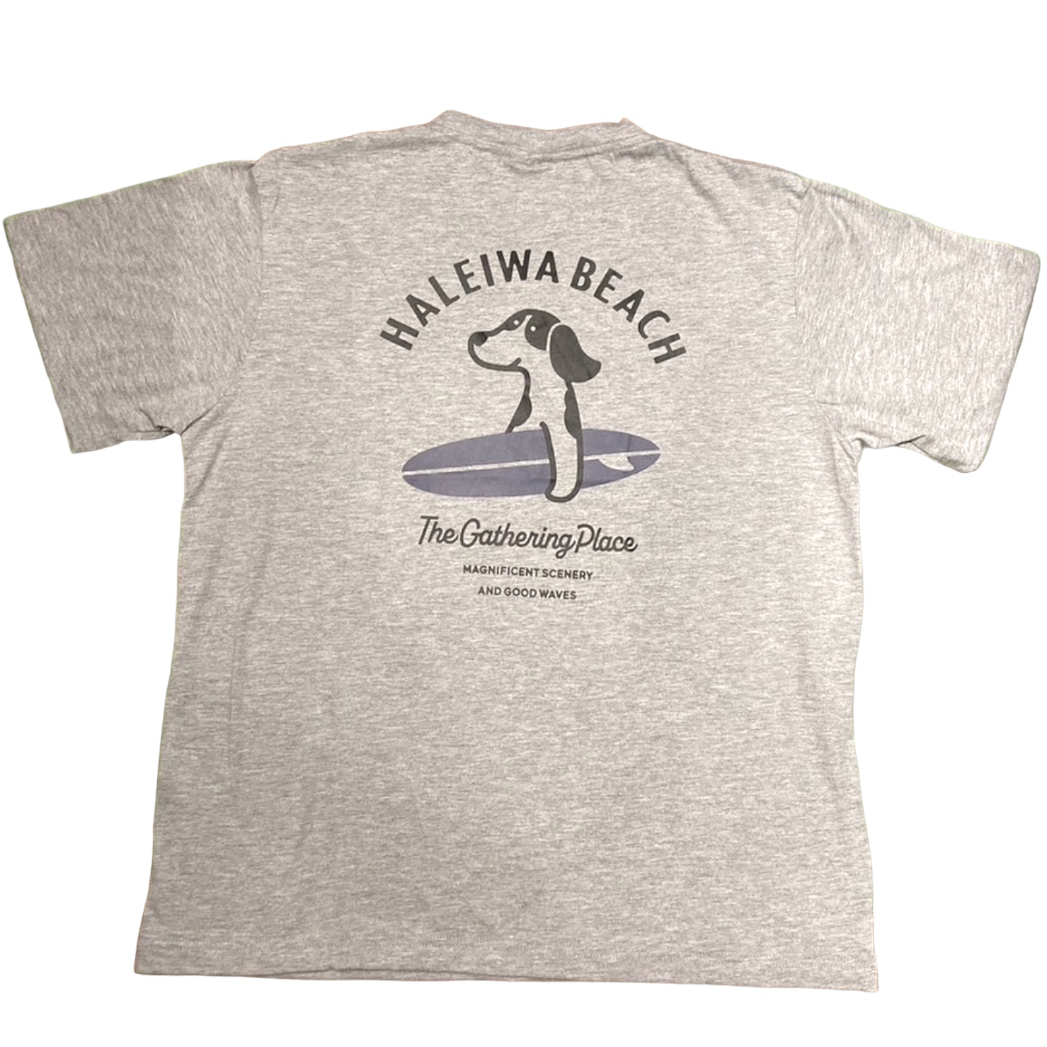 ハッピーハレイワマーケット サーフドッグTシャツ 