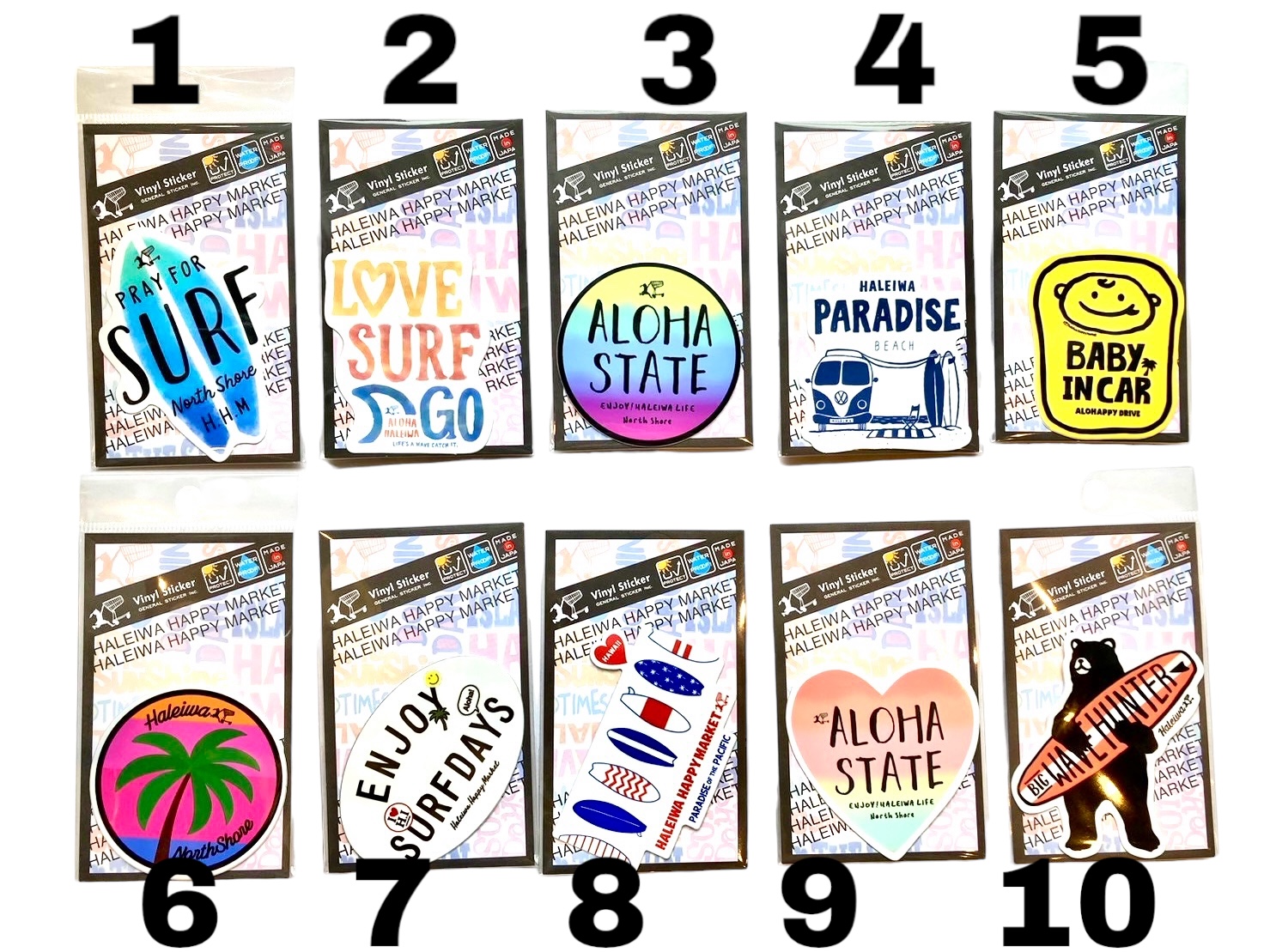 ハレイワステッカー