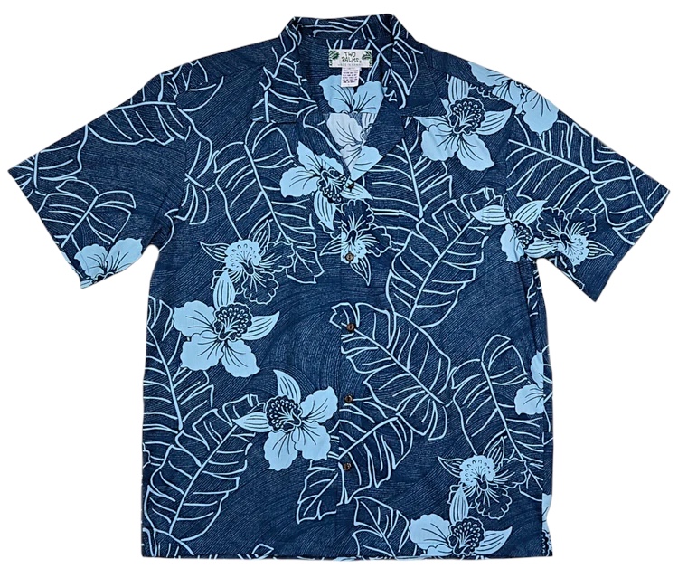 HAWAII Mensアロハシャツ/Niihau Teal/cotton100%