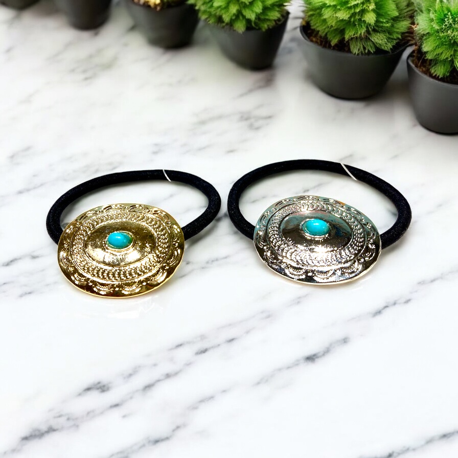 コンチョヘアゴム