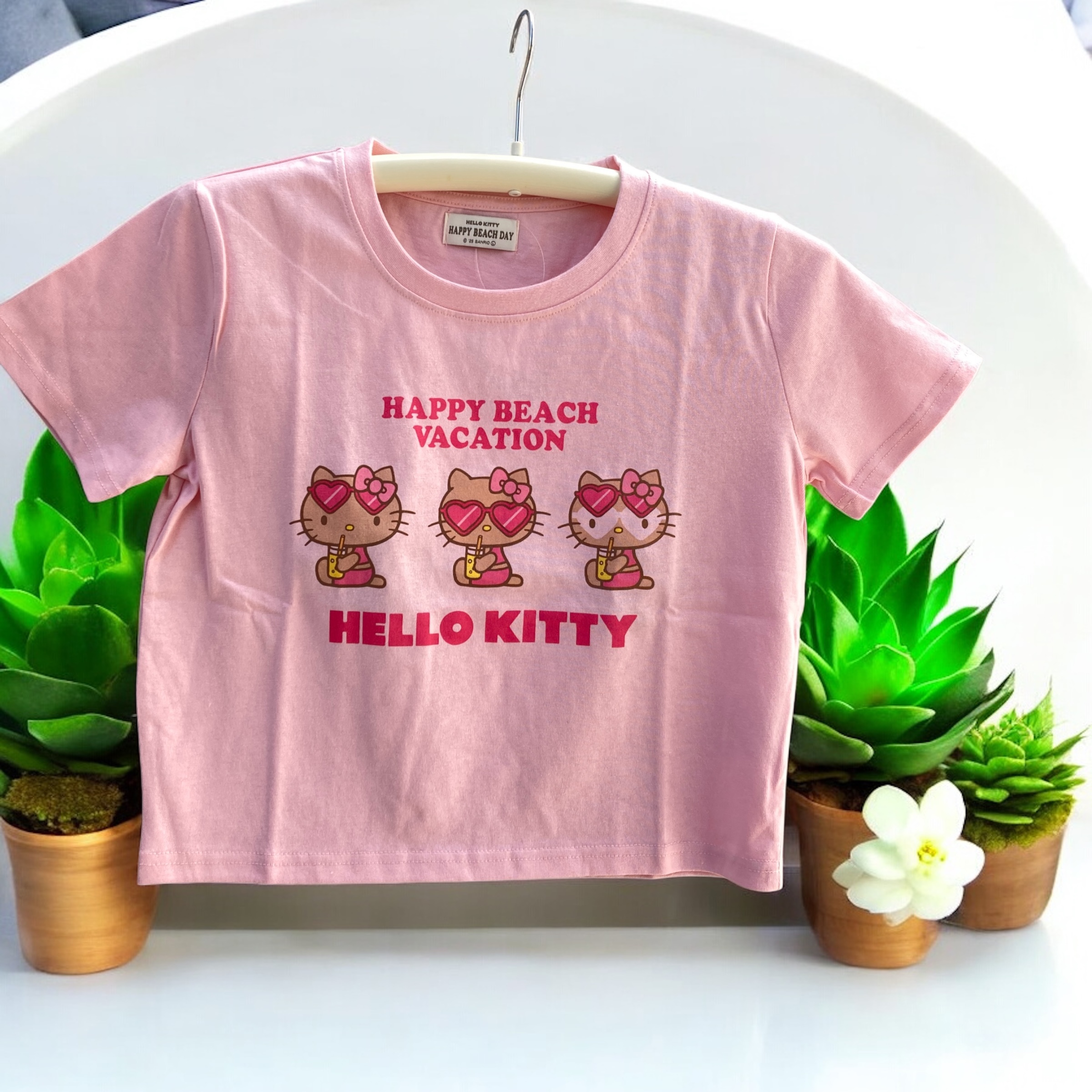 日焼けKITTY クロップド　TシャツPK
