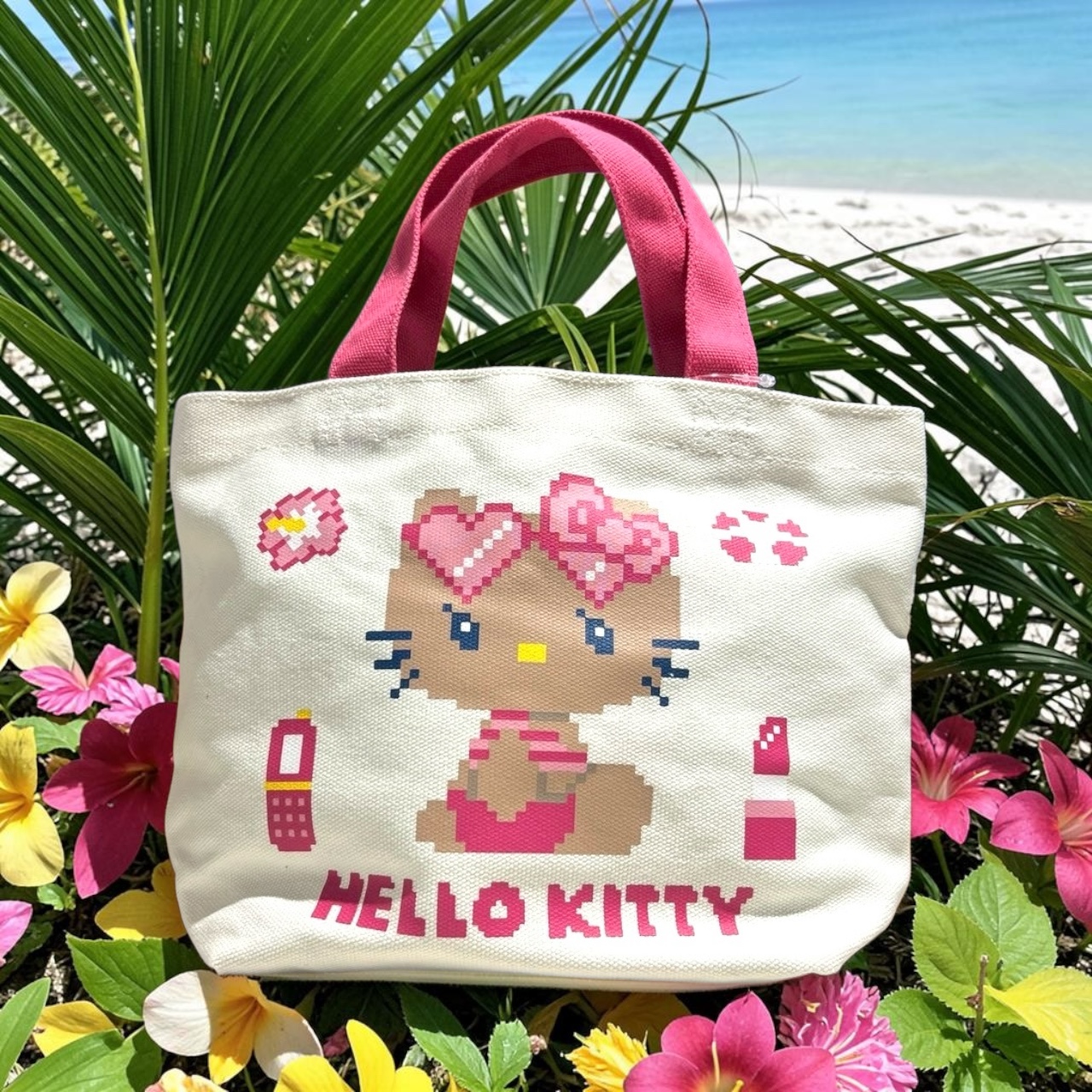 HELLO KITTY日焼けキティミニランチバッグDOT
