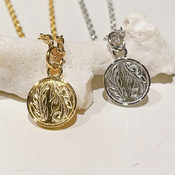 N-TopミニコインネックレスN-Top/SV/GLD/