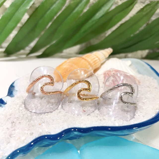 ■スクロールWAVEリング(波)GLD/SV/PKG