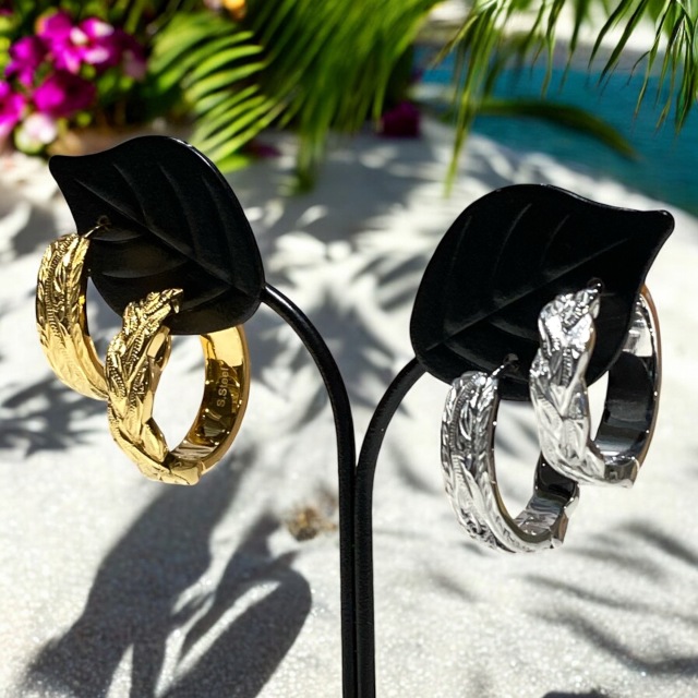 2wayリバーシブルピアス　/SV/GLD/一個売り