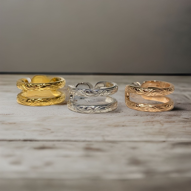 ■スクロールWリング/GLD/SV/PKG