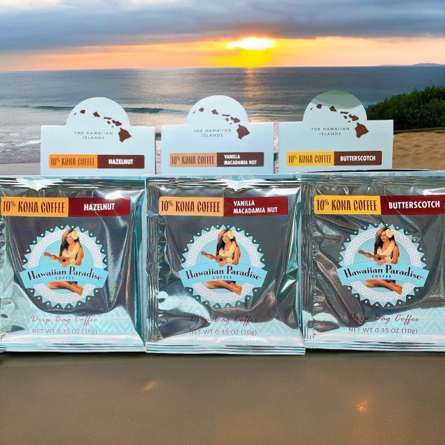 Hawaiianパラダイスコーヒードリップパック2picセット／4種類