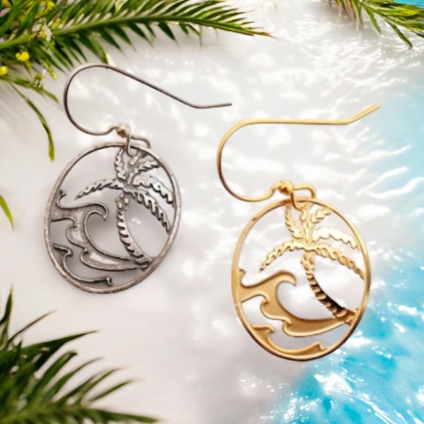 Leighton Lam/パームツリー/ピアス/GLD/SV