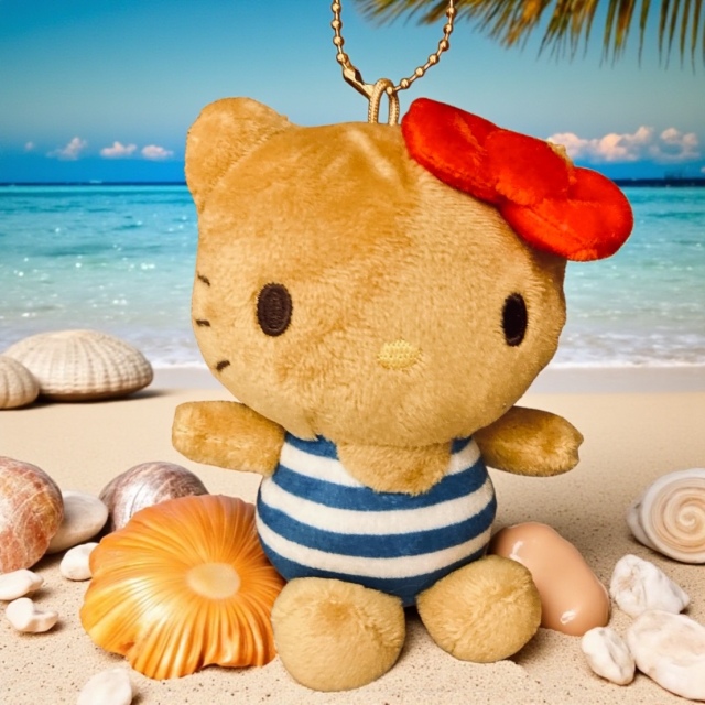 日焼けのキティちゃん