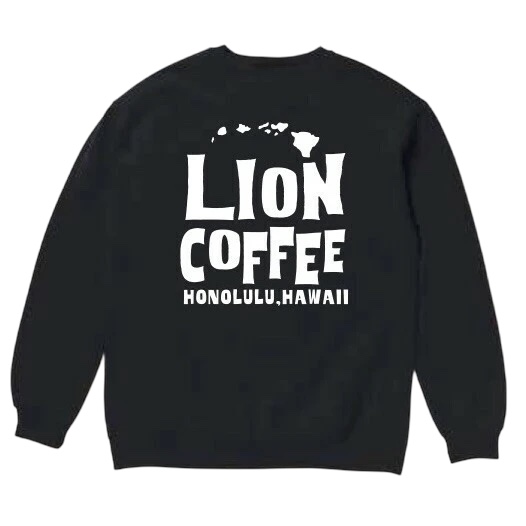 LION COFFEE　スウェットシャツ　アイランドチェーン　　（裏起毛