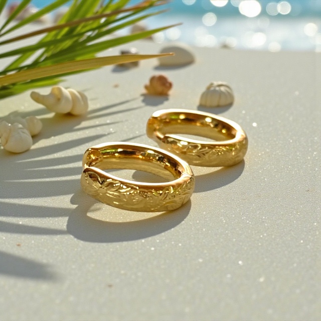 ■スクロールピアスSサイズ  /GLD一個売り