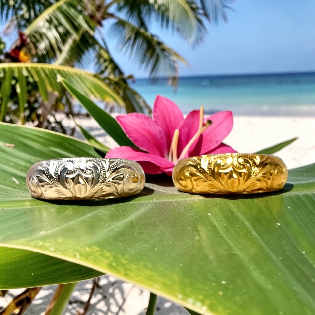 NEW プランプスクロールリング/GLD/SV