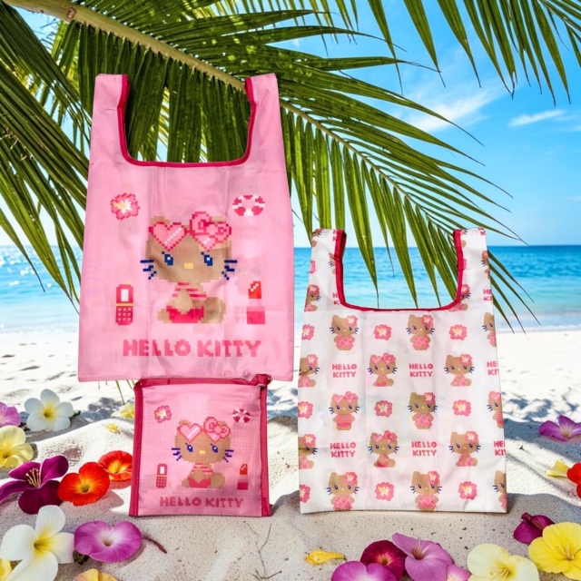 NEW！HELLO KITTY　エコバッグM　DOT