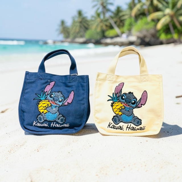 スティッチサガラ刺繍帆布BAG