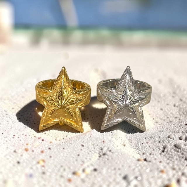 SALE■大きな星のリング