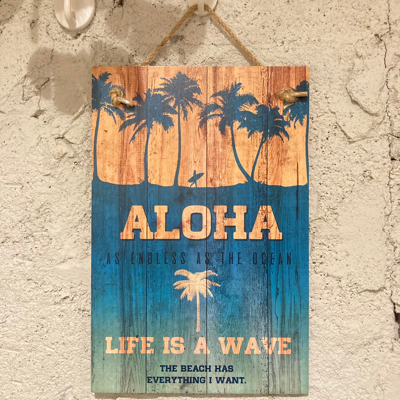 インテリアプレート マカナサインボード ハワイアンインテリア