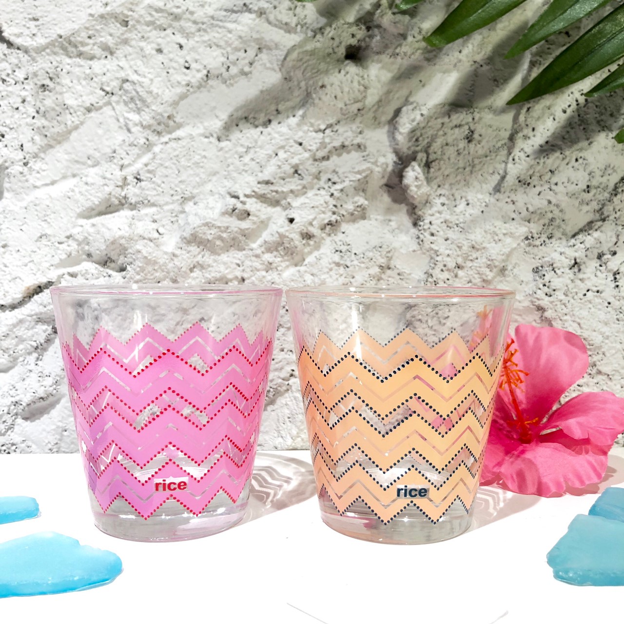 爽やかなシェブロングラスSサイズ