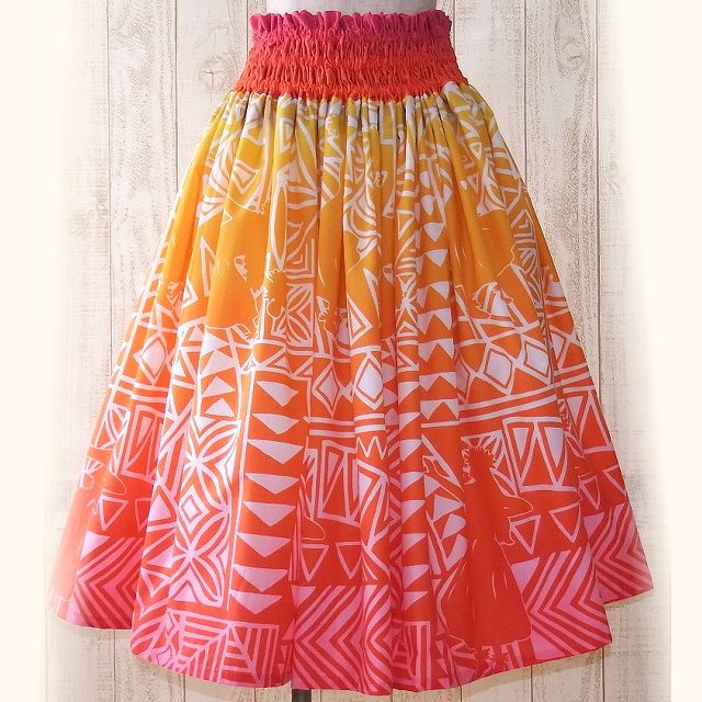 パウスカート　フラダンススカート　画像