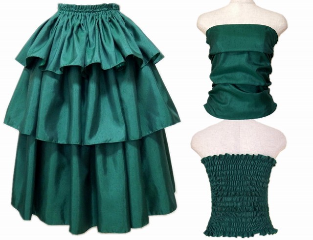 シャンタンドレス　詳細画像