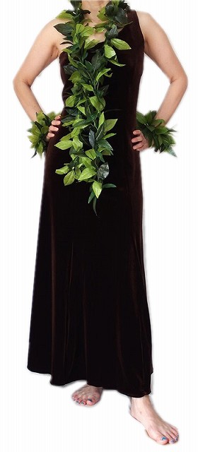 ベルベット　フラダンスドレス写真