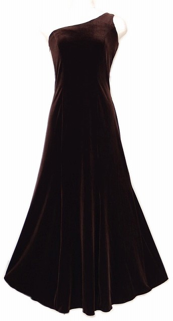 ベルベット　フラダンスドレス写真