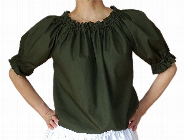 フラダンス　ブラウス詳細画像