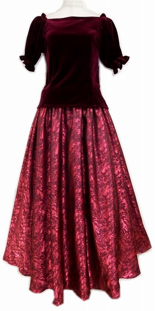 ベロア・ミラージュコンビ・フラドレス詳細画像