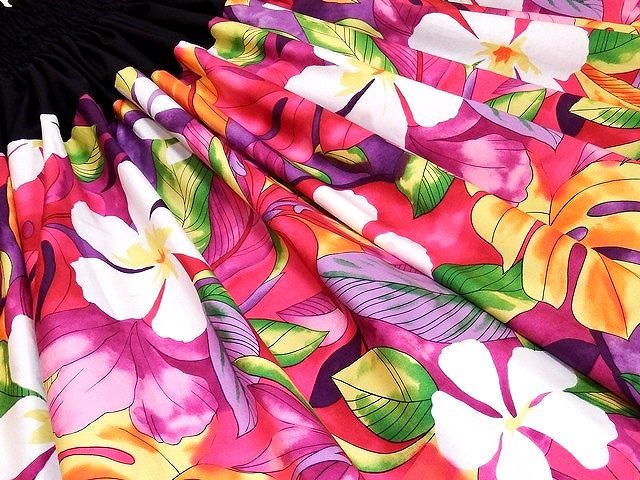 M101★ ALOHA FABRICS HAWAII USA パウスカート　6点 M101☆ ALOHA FABRICS HAWAII USA パウスカート 6点