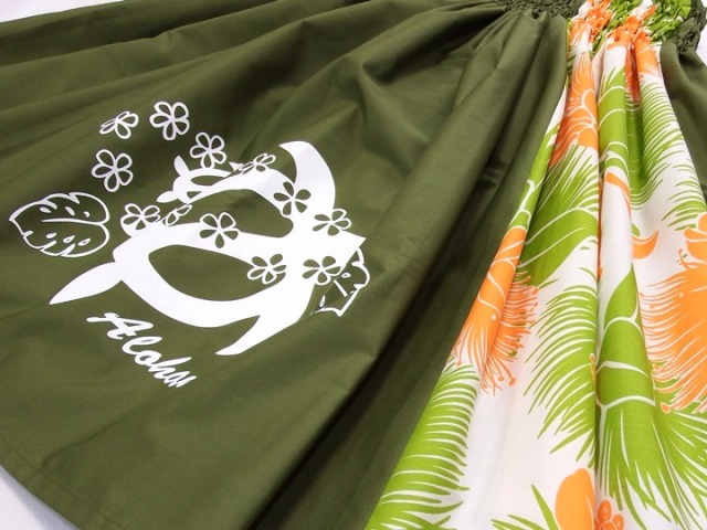 稀少 パウスカート・オリジナルプリントアレンジ【アロハナホヌ