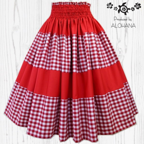 チェックのパウスカート