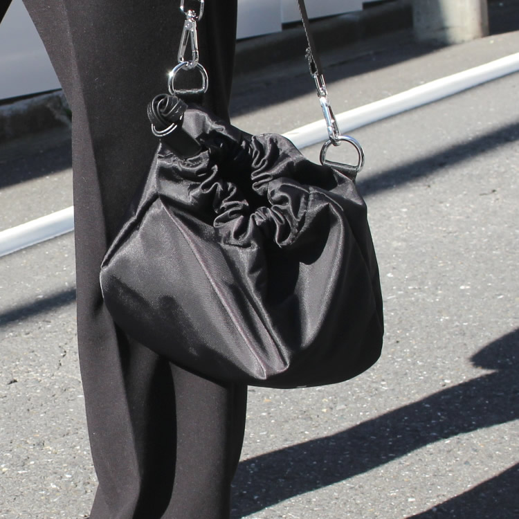 【新着】Cuirs（キュイー）メンズバッグ　2ウエイ巾着ショルダーポーチ新作デザイン