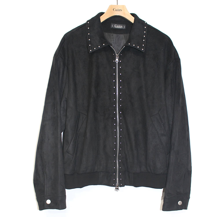 【新着】Cuirs（キュイー）メンズブルゾン　スエードスタッズブルゾン　新作デザイン｜渋谷Cuirs【通販】
