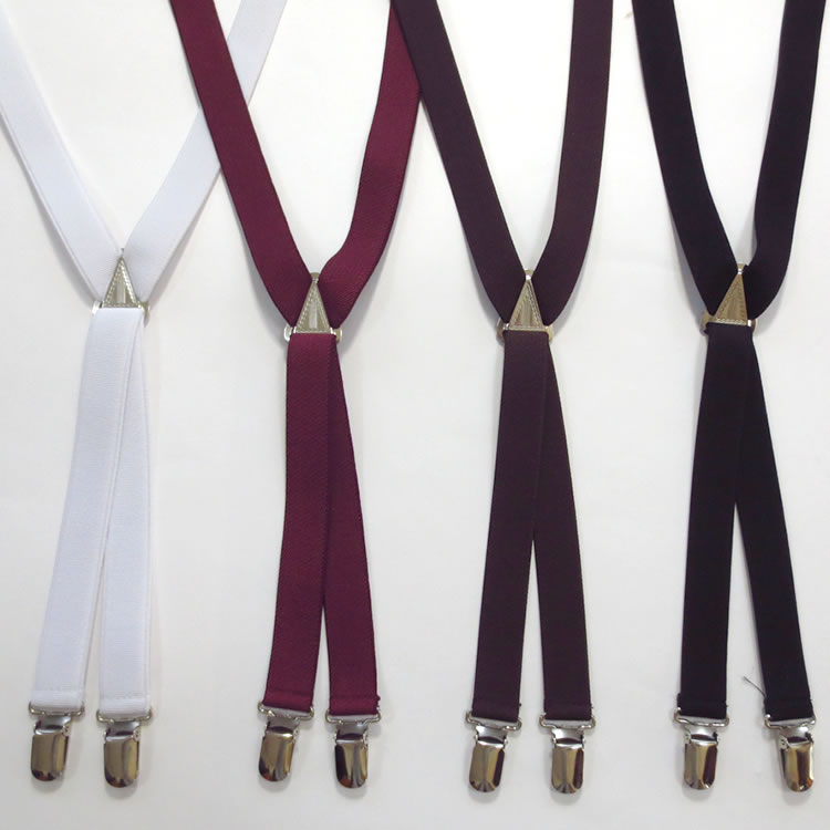 【新着】Cuirs（キュイー）メンズサスペンダー　レギュラー巾カラーサスペンダー　新作デザイン