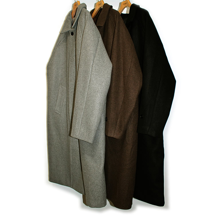 【新着】Cuirs（キュイー）メンズコート　バルマロングウールマキシコート　新作デザイン｜渋谷Cuirs【通販】