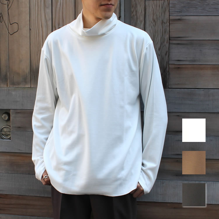 新着 Cuirs キュイー メンズハイネック オリジナルハイネックモックネックカットソー新作デザイン 渋谷cuirs 通販