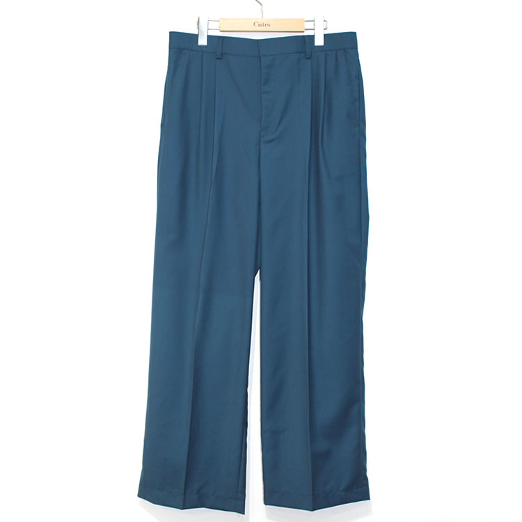 【新着】Cuirs（キュイー）メンズパンツ　ツータックワイドパンツ　新作デザイン
