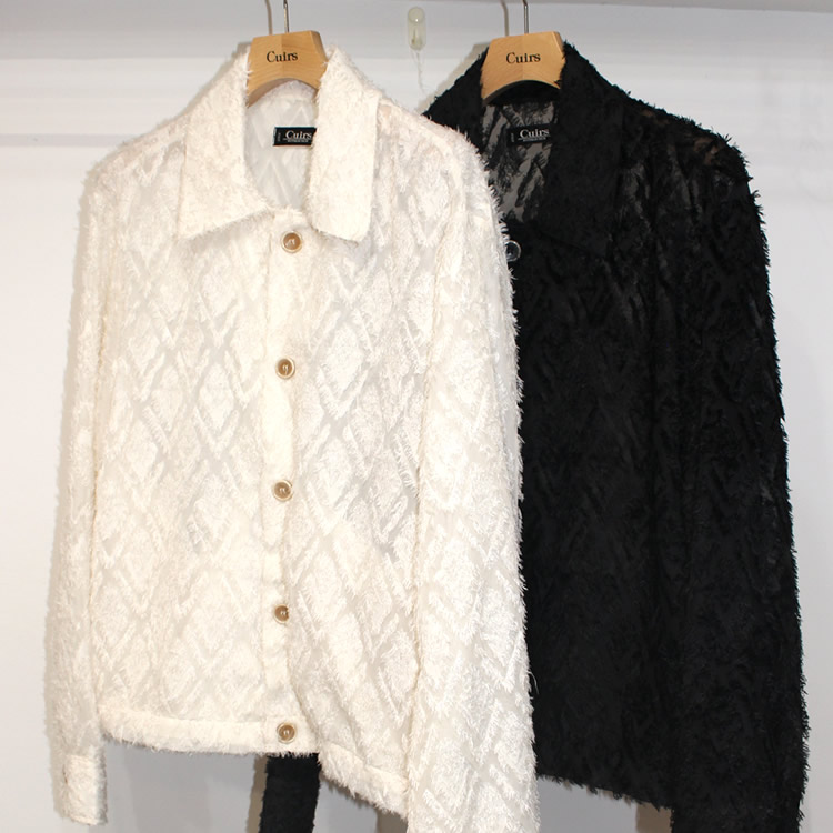 【新着】Cuirs（キュイー）メンズジャケット　タッセルダイヤモンドフリンジジャケット　新作デザイン｜渋谷Cuirs【通販】