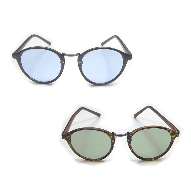 【FINEBOYS8月号雑誌掲載】【新着】Cuirs（キュイー）メンズメガネ　ボストンカラーレンズメガネ　新作デザイン