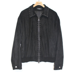 【新着】Cuirs（キュイー）メンズブルゾン　スエードスタッズブルゾン　新作デザイン｜渋谷Cuirs【通販】