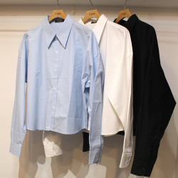 【新着】Cuirs（キュイー）メンズシャツ　ブロードクロップシャツ　新作デザイン｜渋谷Cuirs【通販】