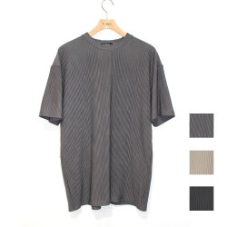 【新着】Cuirs（キュイー）メンズTシャツ　　プリーツセットアップTシャツ　新作デザイン