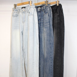 【再入荷】Cuirs（キュイー）メンズデニムパンツ　サイドピンタックワイドバギーパンツ　新作デザイン｜渋谷Cuirs【通販】