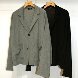 skullhong ジャケット T/C Twill Hannya Blouson(M BLACK): YOHJI YAMAMOTO｜WILDSIDE