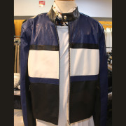 【新着】Cuirs（キュイー）メンズジャケット　レザーレーシングクロップジャケット　新作デザイン｜渋谷Cuirs【通販】