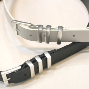 【再々入荷】Cuirs（キュイー）メンズベルト　3連メタルベルト　新作デザイン