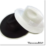 【再入荷】【SamuraiELO10月号9月号FINEBOYS8月号雑誌掲載】Cuirs（キュイー）メンズワイドブリムハット　リボン付きワイドブリムストローハット新作モデル