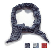 【新着】Cuirs（キュイー）メンズチーフ　トライアングルバンダナ柄ネック&チーフ新作デザイン