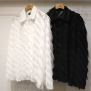 【新着】Cuirs（キュイー）メンズシャツ　ファーフリンジシャツ　新作デザイン｜渋谷Cuirs【通販】