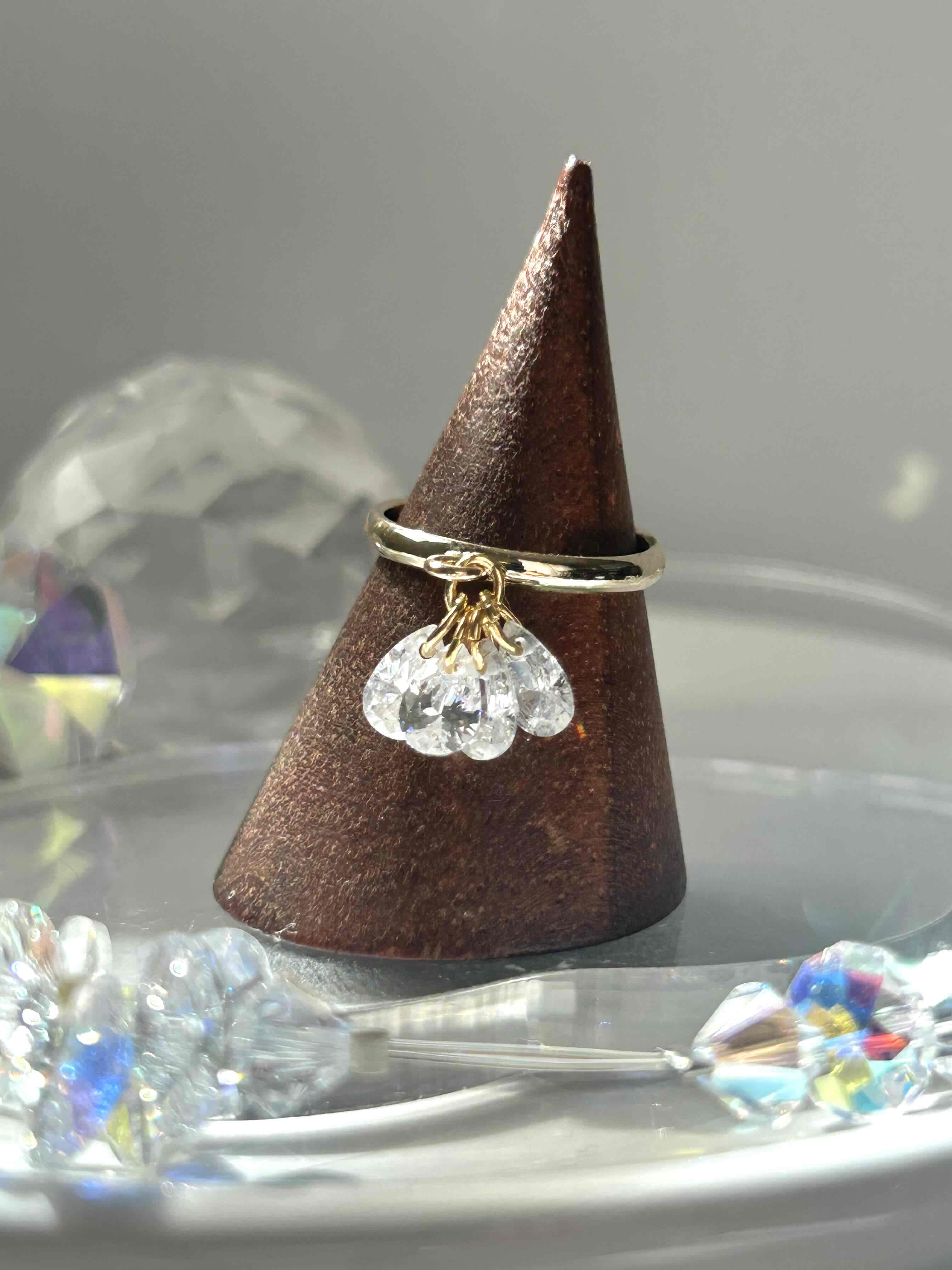 4/23 20:00-販売開始 LOVE TEARS pinky ring