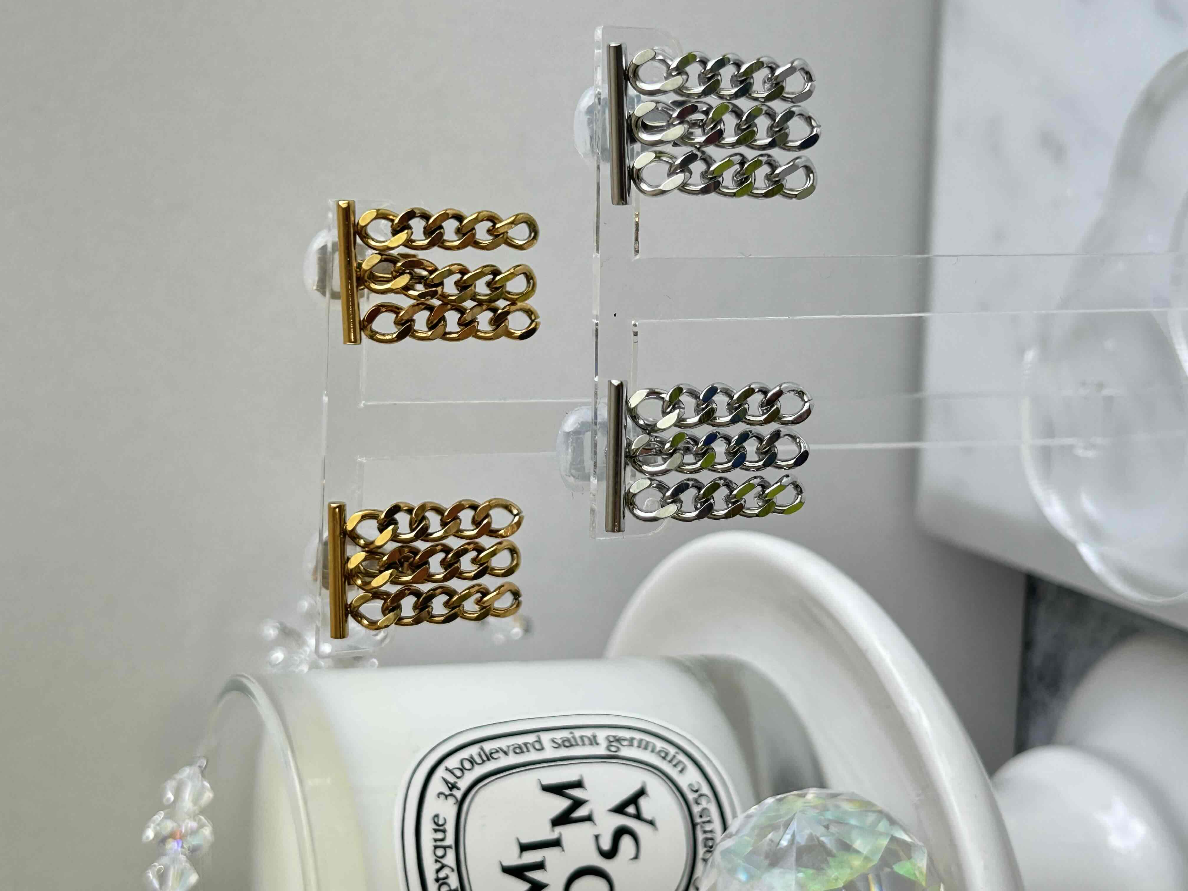 5/21 20:00-販売開始 CHAIN DRAPE EARRING